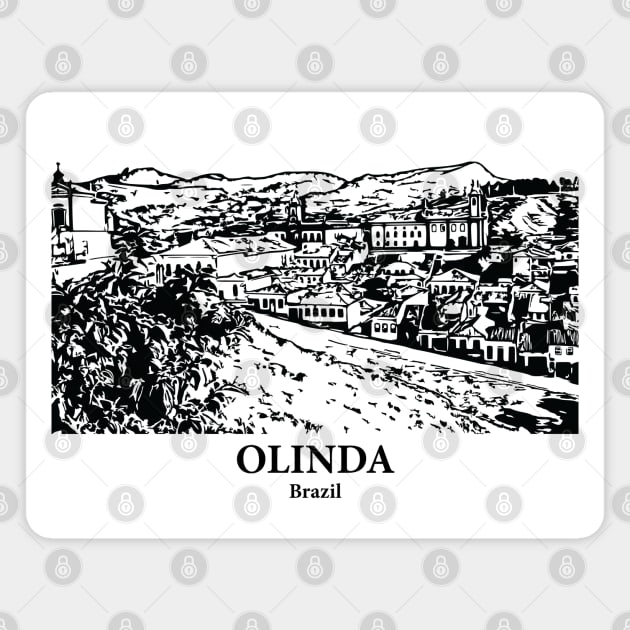 Olinda - Brazil Magnet by Lakeric